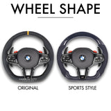BMW G8X 2025 LCI Style Customisable Carbon Fiber / Alcantara Steering Wheel - Euro Active Retrofits AU