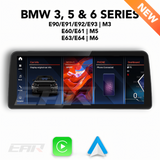 BMW iDrive 8 Android 12.0 3, 5 & 6 Series Multimedia 12.3" Touchscreen Display + Built-In Wireless Carplay & Android Auto | 2003 - 2012 | LHD/RHD - Euro Active Retrofits