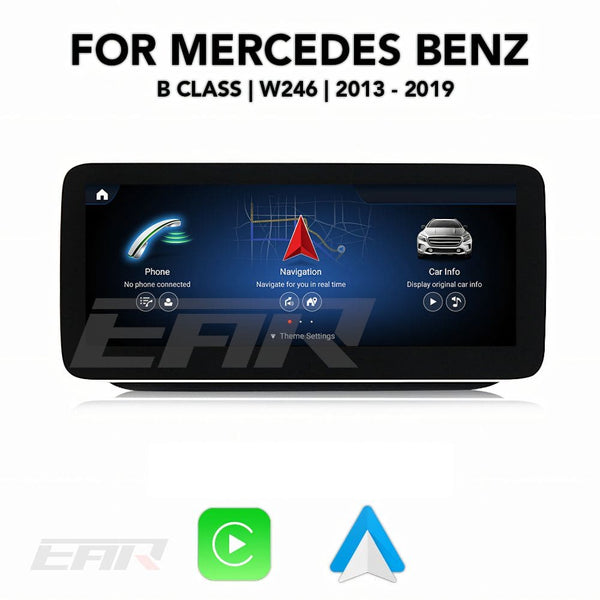 Mercedes Benz B Class Android 13.0 (W246) Multimedia 10.25"/12.3" Touchscreen Display + Built-In Wireless Carplay & Android Auto | 2013 - 2019