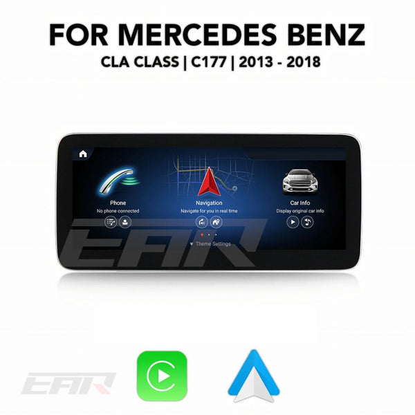 Mercedes Benz CLA Class Android 13.0 (C177) Multimedia 10.25"/12.3" Touchscreen Display + Built-In Wireless Carplay & Android Auto | 2013 - 2018