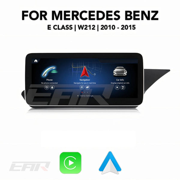Mercedes Benz E Class Android 13.0 (W212) Multimedia 10.25"/12.3" Touchscreen Display + Built-In Wireless Carplay & Android Auto | 2009 - 2016