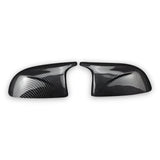 EBI BMW X3, X4, X5 & X6 G01/G02/G05/G06 M Style Mirror Cap Replacement | Gloss Black | Carbon Fiber | 2017+ - Euro Active Retrofits