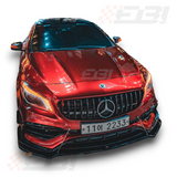 EBI Mercedes Benz AMG GT Style CLA Class Gloss Black Front Grille | 2013 - 2019 | X117/C117/W117 - Euro Active Retrofits