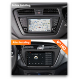 Hyundai i20 (2017 - 2018) Multimedia 9" Touchscreen Display + Built-In Wireless Carplay & Android Auto - Euro Active Retrofits