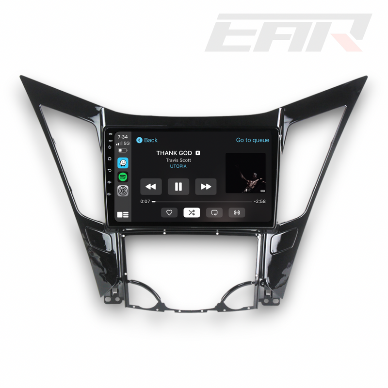Hyundai i45 (2009 - 2012) Multimedia 9" Touchscreen Display + Built-In Wireless Carplay & Android Auto - Euro Active Retrofits