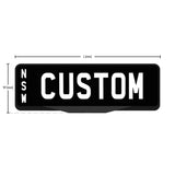 Premium Custom 3D Acrylic Number / License Plates