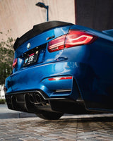 BMW F8X M3, M4 PSM Style Rear Diffuser | Carbon Fiber / Forged Carbon - Euro Active Retrofits