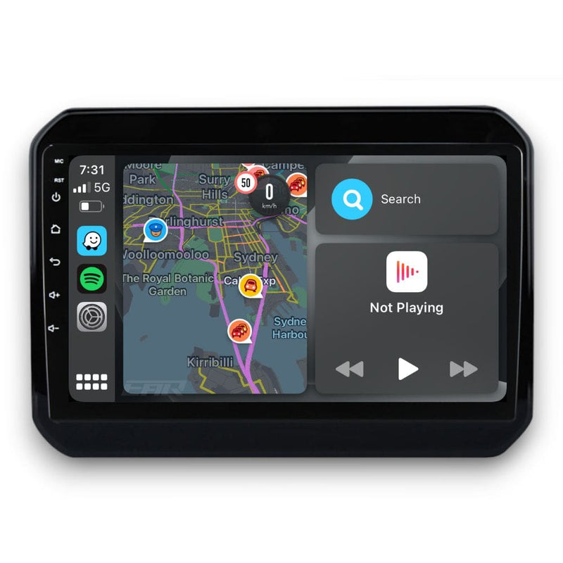 Suzuki Ignis (2016 - 2020) Multimedia 9" Touchscreen Display + Built-In Wireless Carplay & Android Auto - Euro Active Retrofits AU