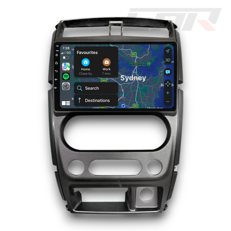Suzuki Jimny (2005 - 2018) Multimedia 9" Touchscreen Display + Built-In Wireless Carplay & Android Auto - Euro Active Retrofits