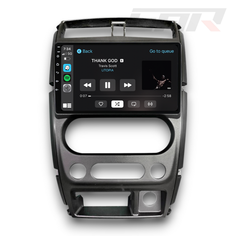 Suzuki Jimny (2005 - 2018) Multimedia 9" Touchscreen Display + Built-In Wireless Carplay & Android Auto - Euro Active Retrofits