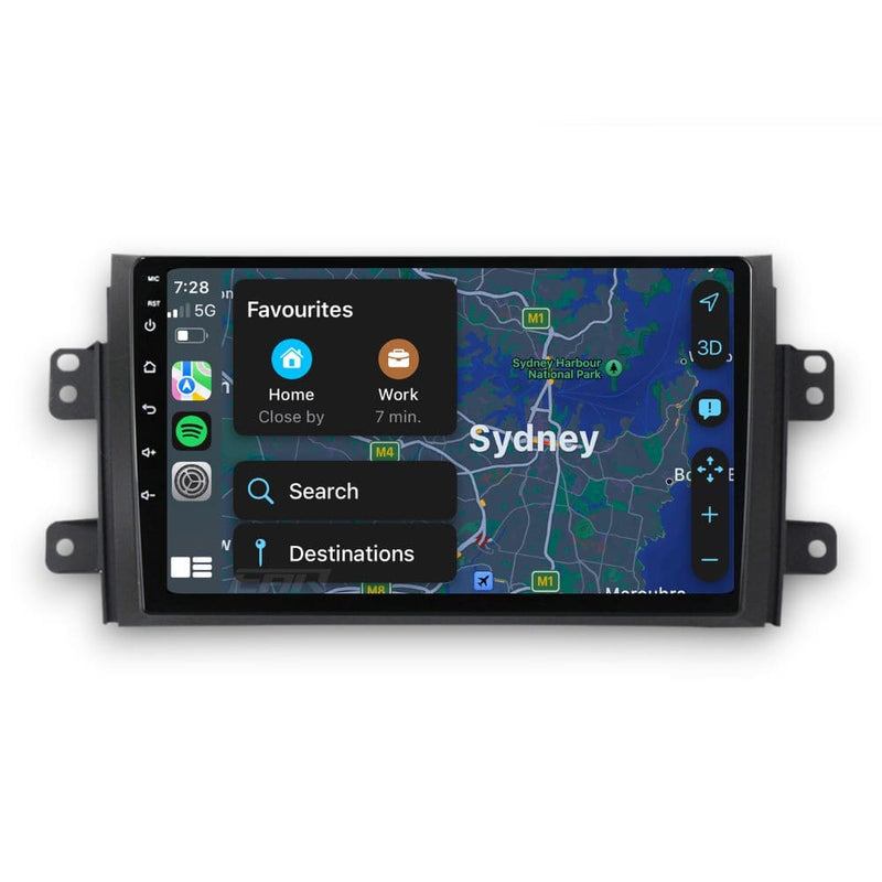 Suzuki SX4 (2006 - 2014) Multimedia 9" Touchscreen Display + Built-In Wireless Carplay & Android Auto - Euro Active Retrofits AU