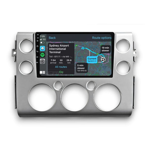Toyota FJ Cruiser (2006 - 2020) Multimedia 9" Touchscreen Display + Built-In Wireless Carplay & Android Auto - Euro Active Retrofits