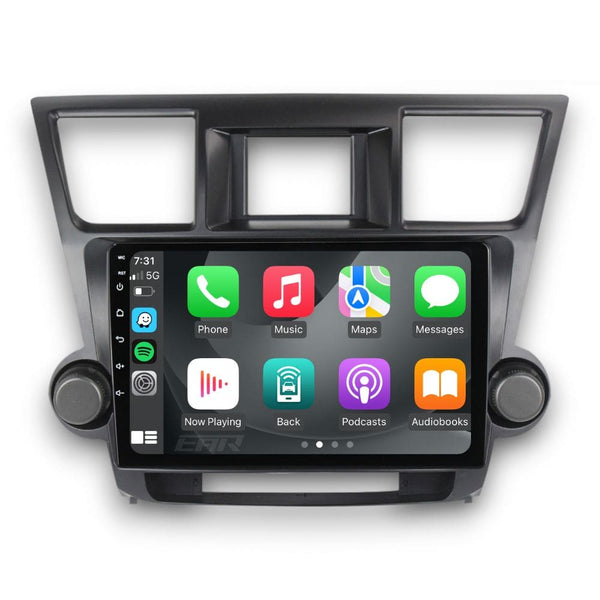 Toyota Highlander/Kluger (2007 - 2013) Multimedia 10" Touchscreen Display + Built-In Wireless Carplay & Android Auto - Euro Active Retrofits
